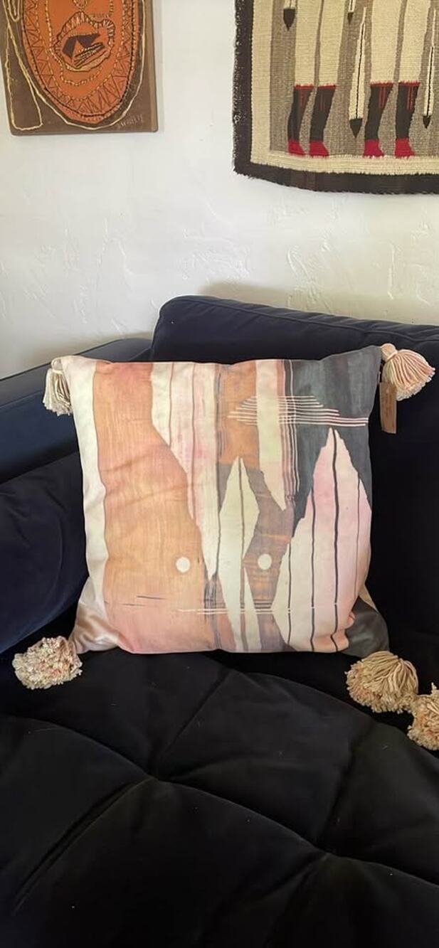Pair of West Elm Tassel Throw Pillows
